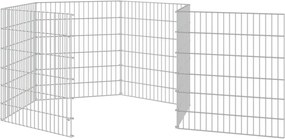 vidaXL Περίφραξη Ζώων Ελεύθερης Βοσκής 6 Πάνελ 54x60 εκ. Γαλβ. Σίδερο