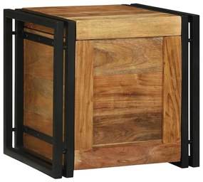 vidaXL Κουτί αποθήκευσης 40 x 40 x 40 cm Στερεό Ξύλο Ακακίας