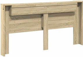 vidaXL Κεφαλάρι Δρύς Sonoma 200 x 16,5 x 103,5 cm Επεξεργασμένο ξύλο