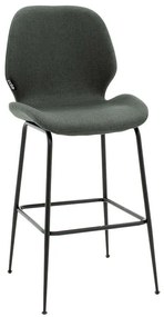 Σκαμπό Μπαρ Impel 029-000187 46x51x99cm Anthracite-Black