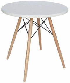 Τραπέζι Randy Werzalit White 08-0011 Φ60cm Werzalit,Wood