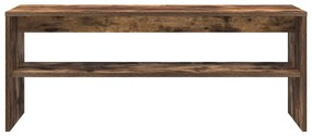Έπιπλο Τηλεόρασης Καπνιστή Δρυς 100 x 40 x 40 εκ. Επεξ. Ξύλο - Καφέ