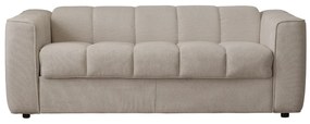 NORRIS Καναπές - Κρεβάτι 3Θέσιος, Ύφασμα Water Repellent Μπεζ 209x99x70 Κρεβάτι:140x190cm
