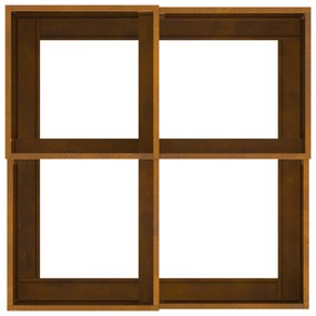 vidaXL Γλάστρος Κήπου 100x100x48 εκ. από Ανθεκτικό Ατσάλι