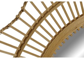 Τοίχο καθρέφτη Home ESPRIT Φυσικό Scandi 85 x 2 x 85 cm