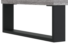 vidaXL Δισκοθήκη Γκρι Sonoma 121 x 38 x 48 εκ. από Επεξεργασμένο Ξύλο