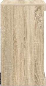 vidaXL Μπουφές με LED Sonoma Δρυς 41 x 37 x 67 εκ.