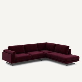 Γωνιακός καναπές από βελούδο, Cesar