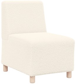 vidaXL Καθίσμα Σαλονιού 2 pcs Κρεμ 55 x 74 x 82 εκ. Βελούδο