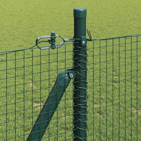 vidaXL Συρματόπλεγμα με Σκυρόδεμα 100 x 0,8 μ PVC-Επικαλυμμένο Ατσάλι