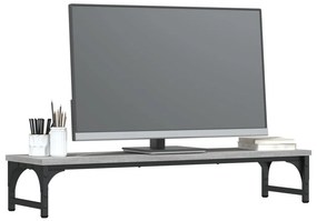 VidaXL Βάση Οθόνης Γκρι Sonoma 85x23x15,5 εκ. από Επεξεργασμένο Ξύλο