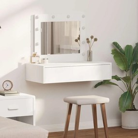 vidaXL Τραπέζι περιποίησης Λευκό 83 x 40 x 70 εκ Επεξεργασμένο ξύλο