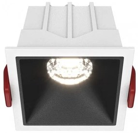 Χωνευτό Σποτ Οροφής Alfa LED 10W 4000K Μαύρο-Λευκό DL043-01-10W4K-D-SQ-WB MAYTONI DL043-01-10W4K-D-SQ-WB Ασπρόμαυρο