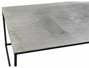 Τραπεζάκι Καφέ DKD Home Decor Μέταλλο Αλουμίνιο (111,7 x 61 x 43 cm)