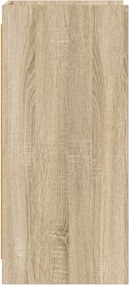 vidaXL Πλαϊνό γραφείο Sonoma Δρυς 40 x 36 x 80 εκ Επεξεργασμένο Ξύλο