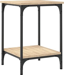 vidaXL Τραπεζάκι Σαλονιού Sonoma Δρυς 40 x 40 x 55 εκ. Επεξεργ. Ξύλο