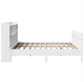 vidaXL Σκελετός Κρεβ. Χωρίς Στρώμα Λευκό 180x200 εκ Μασίφ Πεύκο