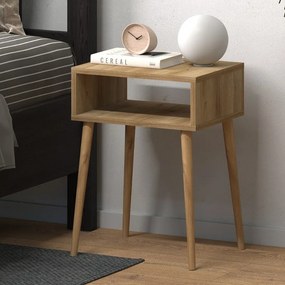 Megapap Κομοδίνο Fiona Pine Oak