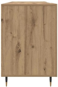 vidaXL Γραφείο artisan δρυς 140 x 50 x 75 εκ. Επεξεργασμένο ξύλο