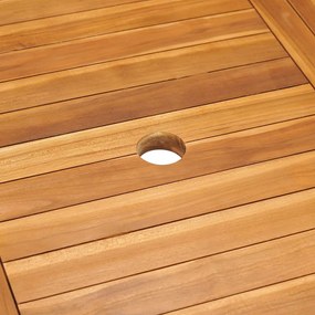 vidaXL Τραπέζι Κήπου 150 x 90 x 75 εκ. από Μασίφ Ξύλο Teak