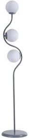 Φωτιστικό Δαπέδου 534LUN5459 Φ30x155cm 3xE27 40W White-Grey Opviq