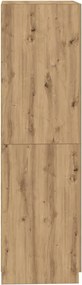 vidaXL Ντουλάπα Τεχνίτης Δρυς 80x52x180 εκ Επεξεργασμένο Ξύλο
