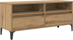 vidaXL Ντουλάπι TV 100 x 34,5 x 44,5 εκ. Artisan Oak