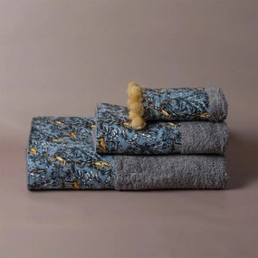 Πετσέτα Προσώπου (50x90) White Fabric Monkeys 500gsm