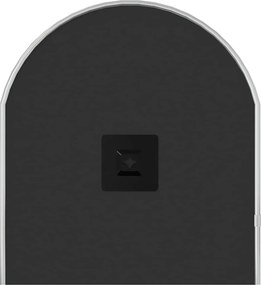 vidaXL Καθρέφτης Τοίχου Οβάλ Ασημί 70 x 30 εκ.