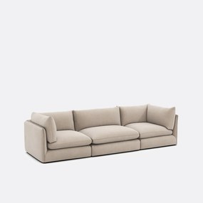 Αρθρωτός καναπές 3 θέσεων από υφασμα MALO