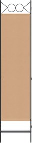 vidaXL 3-Panel Room Divider Μπεζ 120 x 180 cm Ύφασμα