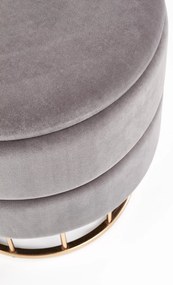 MINTY stool, color: grey DIOMMI V-CH-MINTY-PUFA-POPIEL