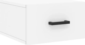 vidaXL Κομοδίνο Επιτοίχιο Λευκά 35 x 35 x 20 εκ.