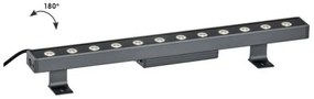 Wall washer LED Marvel αλουμινίου ανθρακί L100 Viokef 4187200 Ανθρακί
