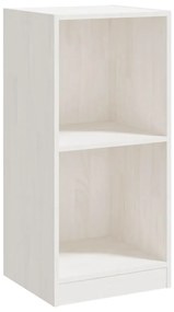 Βοηθητικό Ντουλάπι Λευκό 35,5x33,5x76 εκ. από Μασίφ Ξύλο Πεύκου - Λευκό