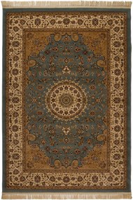 Χαλί Isfahan 2438A Blue-Cream Βιοκαρπέτ 200X290cm