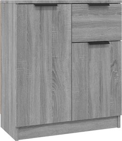 vidaXL Μπουφές Γκρι Sonoma 60x30x70 εκ. από Τεχνητό Ξύλο