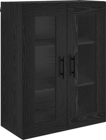 vidaXL Highboard 2 pcs Μαύρη Οξυά 69,5 x 34 x 180 εκ.