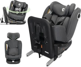 CAR SEAT AURIGA GREY i-Size 40-150 CM ISOFIX, 360,