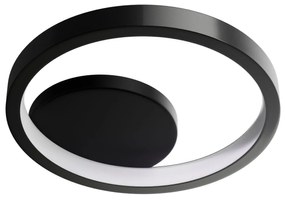 Φωτιστικό Τοίχου Led 12W 4000K Μαύρο 20x6x23cm