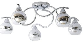 Φωτιστικό Οροφής Πολύφωτο Aca Alien TNK81444CR5H Chrome
