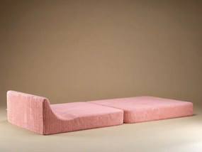 Πολυθρονα Flipster Υφασμα Κοτλε Ροζ