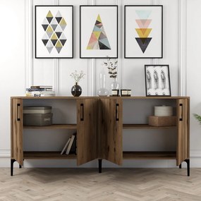 Μπουφές Καρυδιά KIEV 180x35x75