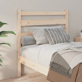 Κεφαλάρι Κρεβατιού 106 x 4 x 100 εκ. από Μασίφ Ξύλο Πεύκου - Καφέ