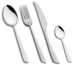 Μαχαιροπίρουνα Mia 10-123-026 (Σετ 24Tμχ) Inox Nava 24 τμχ Stainless Steel