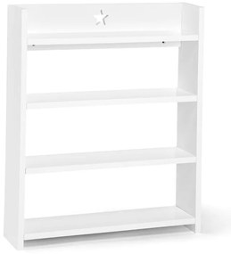 Ξύλινο επιτοίχιο ράφι 4 επιπέδων (λευκό) KID'S CONCEPT