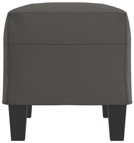 vidaXL Πάγκος Γκρι 70 x 35 x 41 εκ. από Συνθετικό Δέρμα