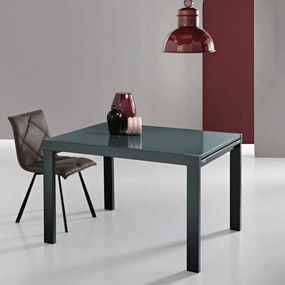 Τραπέζι Επεκτεινόμενο Franz FRANZX/120.ANTRACITE 120/240x90x75cm Anthracite Ikone Casa