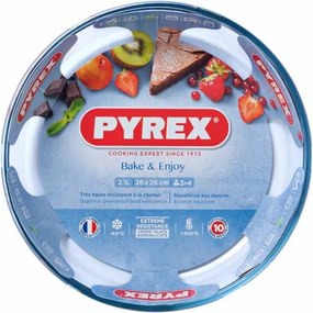 Φόρμα για Κέικ Pyrex Classic Vidrio Ø 26 cm Διαφανές