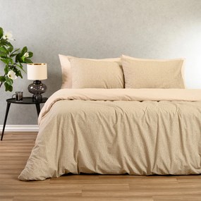 Σεντόνια Μονά (Σετ) Melinen Casual Line Davide Beige Μπεζ Χωρίς Λάστιχο 170x270